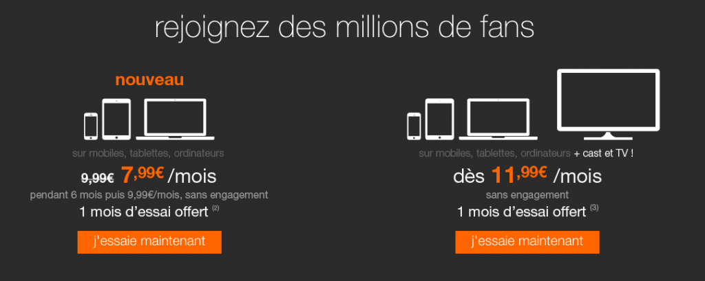Capture decran 2016 11 14 a 21.40.06 1024x409 - Un nouvel entrant dans le streaming, OCS propose sa formule à volonté
