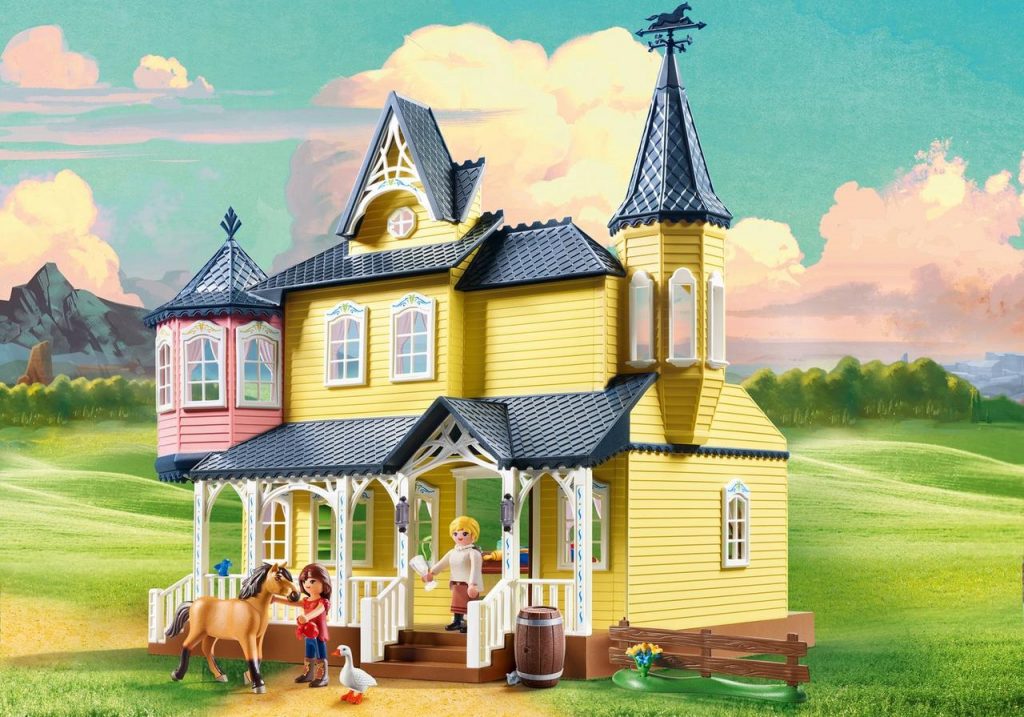 maison spirit riding free playmobil 1024x717 - Une nouvelle gamme Playmobil inspirée de Spirit : au galop en toute liberté
