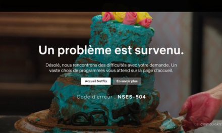 Que faire si le code d’erreur NSES-504 ou TVQ-ST-115 apparait sur Netflix ?