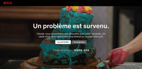 Que faire si le code d’erreur NSES-504 ou TVQ-ST-115 apparait sur Netflix ?