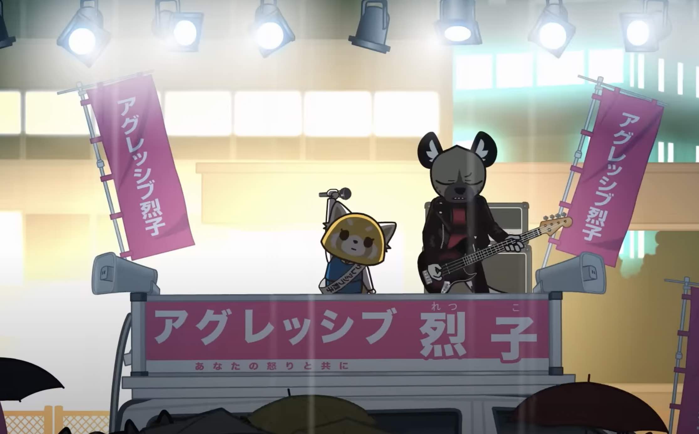 aggretsuko saison 5 netflix - Aggretsuko : le panda roux mi-kawaii mi métalleux de retour sur Netflix pour une ultime saison 5 !