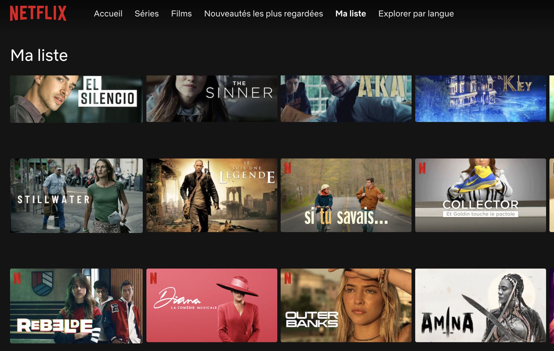fonction ma liste netflix 1 - La fonctionnalité que l'on attendait tous est enfin disponible sur Netflix !