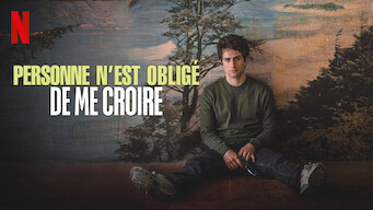 Personne n'est obligé de me croire