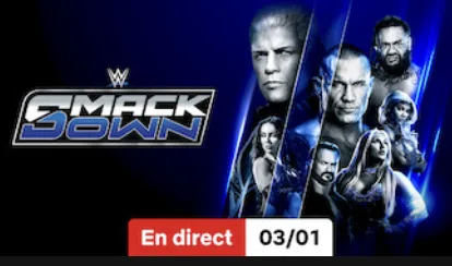 Capture decran 2025 12 05 a 07.56.32 - WWE SmackDown : le direct du 3 janvier débarque sur Netflix