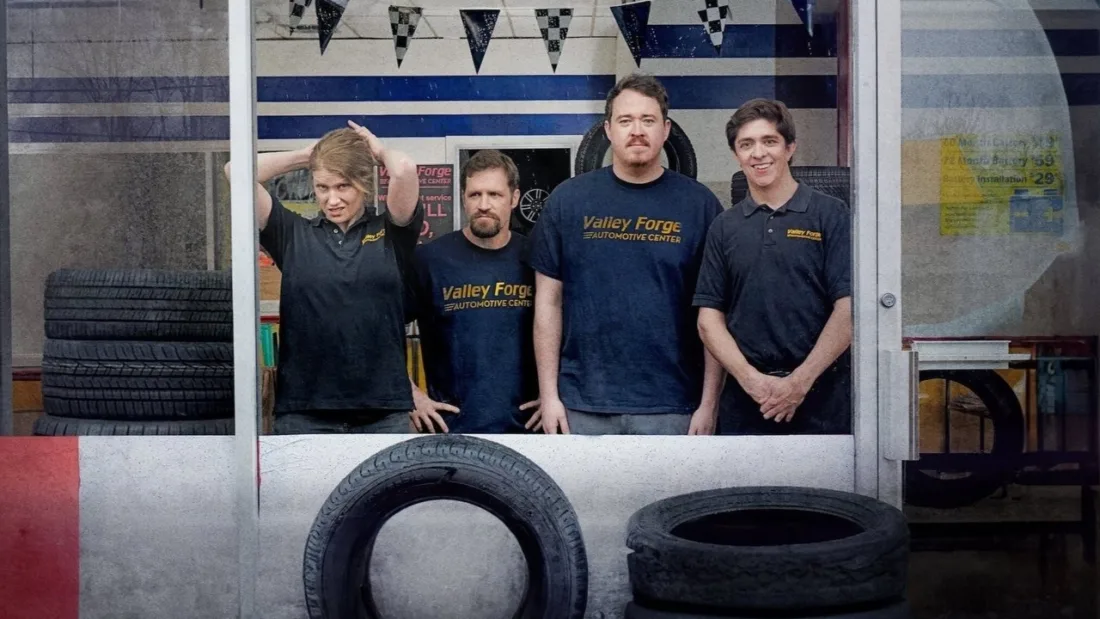 Le garage automobile de la série Grosse pression sur Netflix