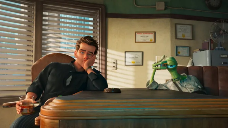 Affiche de Ray Gunn, le film d'animation de Brad Bird sur Netflix