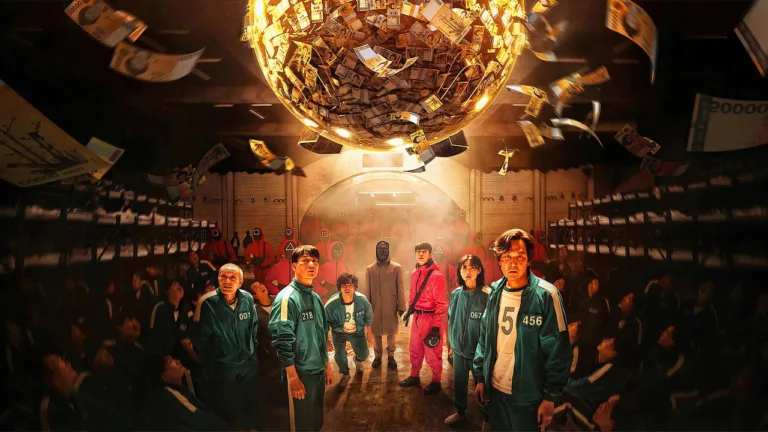 Les joueurs de Squid Game sur Netflix
