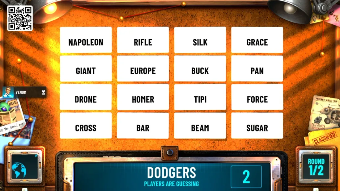 Le mode party de Codenames sur Netflix Games
