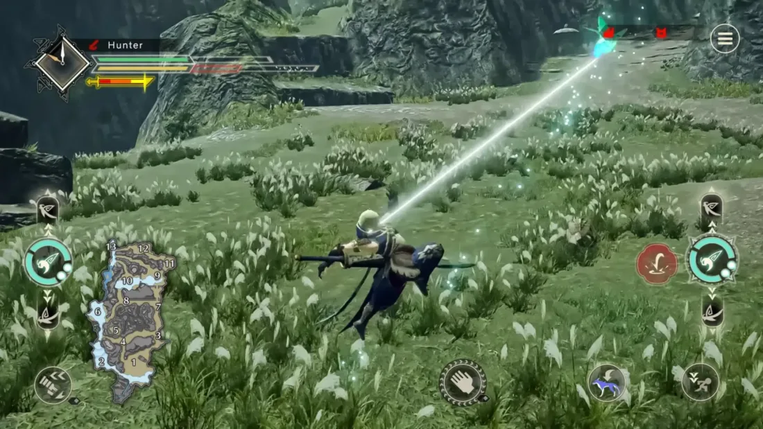 Aperçu du jeu Monster Hunter Rise sur mobile