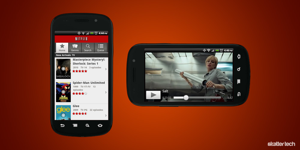 Netflix est compatible avec Android 4 et ultérieur