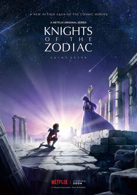 chevaliers du zodiaque affiche serie netflix - Les Chevaliers du Zodiaque ramenés à l'écran grâce à Netflix