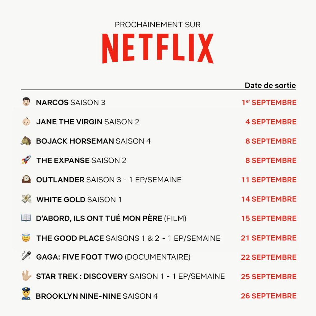 prochainement sur netflix 1024x1024 - C'est la rentrée sur Netflix : les nouveaux ajouts de septembre !
