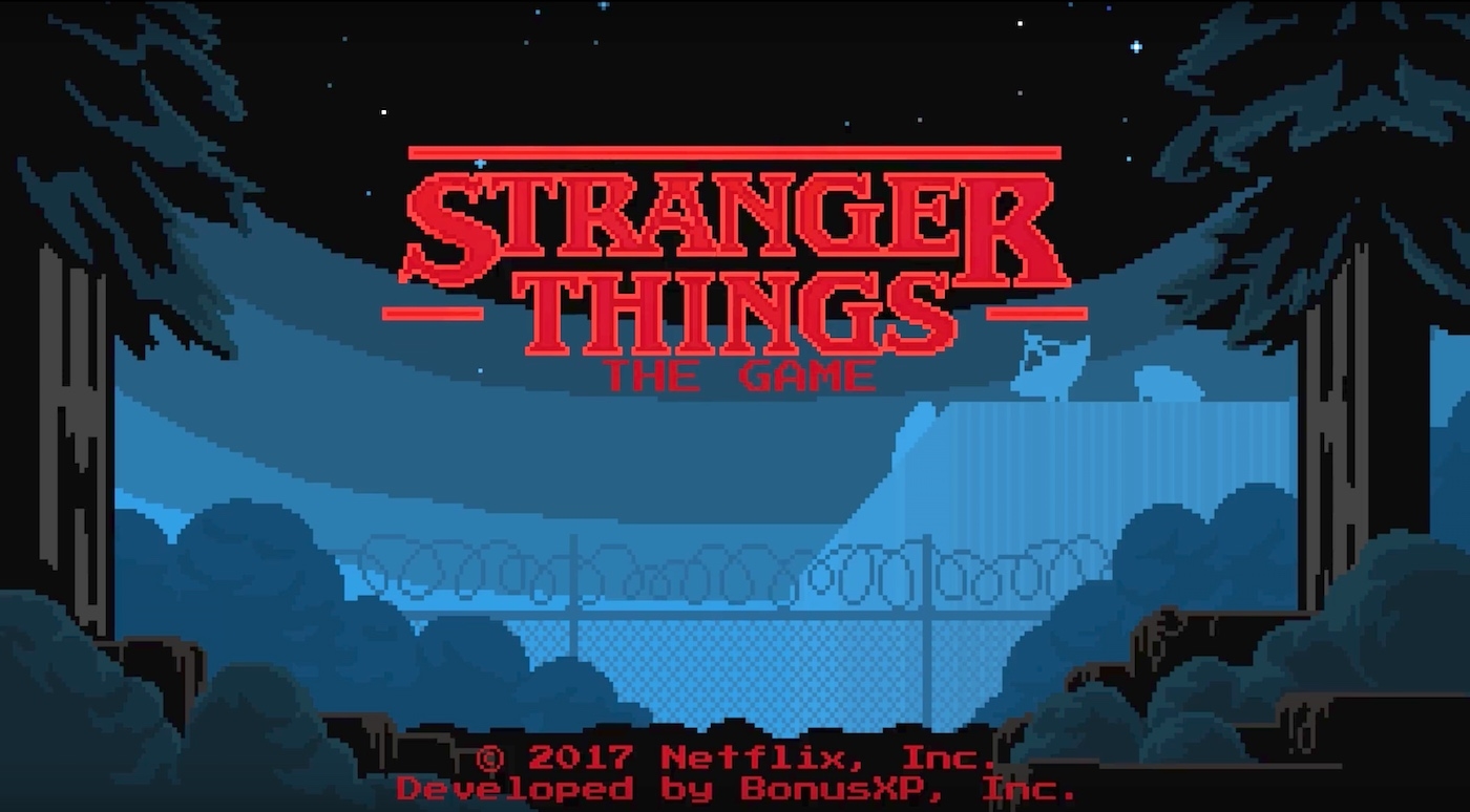Netflix se la joue Oldschool avec un jeu retro et gratuit à l’effigie de Stranger Things