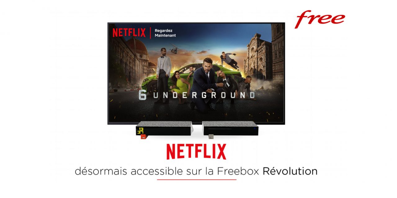 Netflix est disponible sur la Freebox Revolution