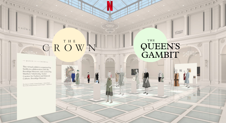 The Crown et Le Jeu de la dame : découvrez gratuitement l’exposition virtuelle des costumes des deux séries d’époque !