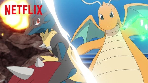 mega lucario vs dragonite pokemon journeys the series netflix futures youtube thumbnail 600x338 - Pokémon : Mewtwo contre-attaque – Évolution