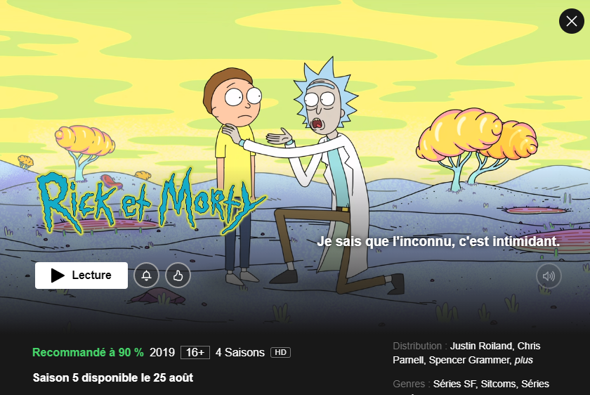 rick et morty saison 5 netflix - Rick et Morty : contre toute attente, la saison 5 arrive sur Netflix (et c'est pour bientôt)