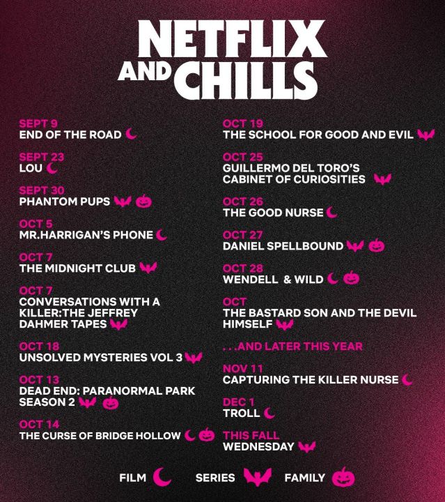 Netflix and Chills 2022 - Netflix and Chills : ce que Netflix vous réserve comme nouveautés pour Halloween (Sorties films et séries 2022)