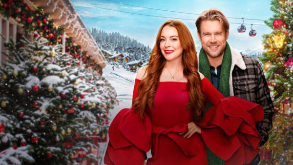 noel tombe a pic netflix 600x338 - Noël tombe à pic : Netflix ouvre le bal des comédies romantiques de Noël avec Lindsay Lohan ! (+ Avis)