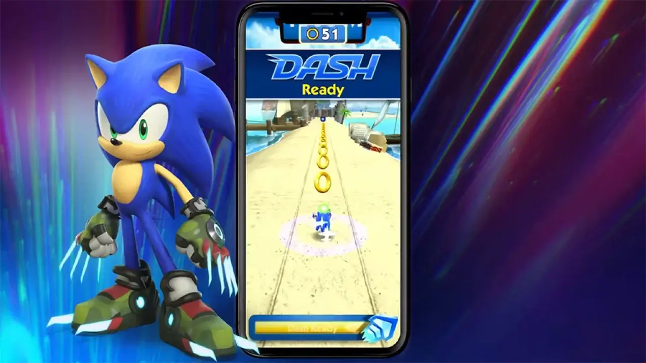 sonic dash photo SEGA Sonic Central - Sonic Dash : le célèbre jeu de course est désormais disponible gratuitement sur Netflix ! (Nouveautés 2023)