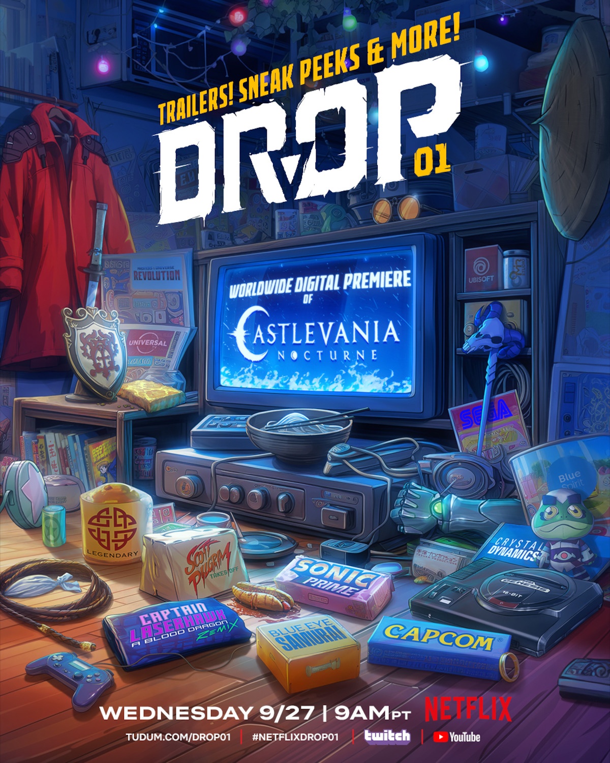 drop 01 netflix - Drop 01 : le premier événement virtuel célébrant le meilleur des séries d'animation de Netflix arrive en septembre !
