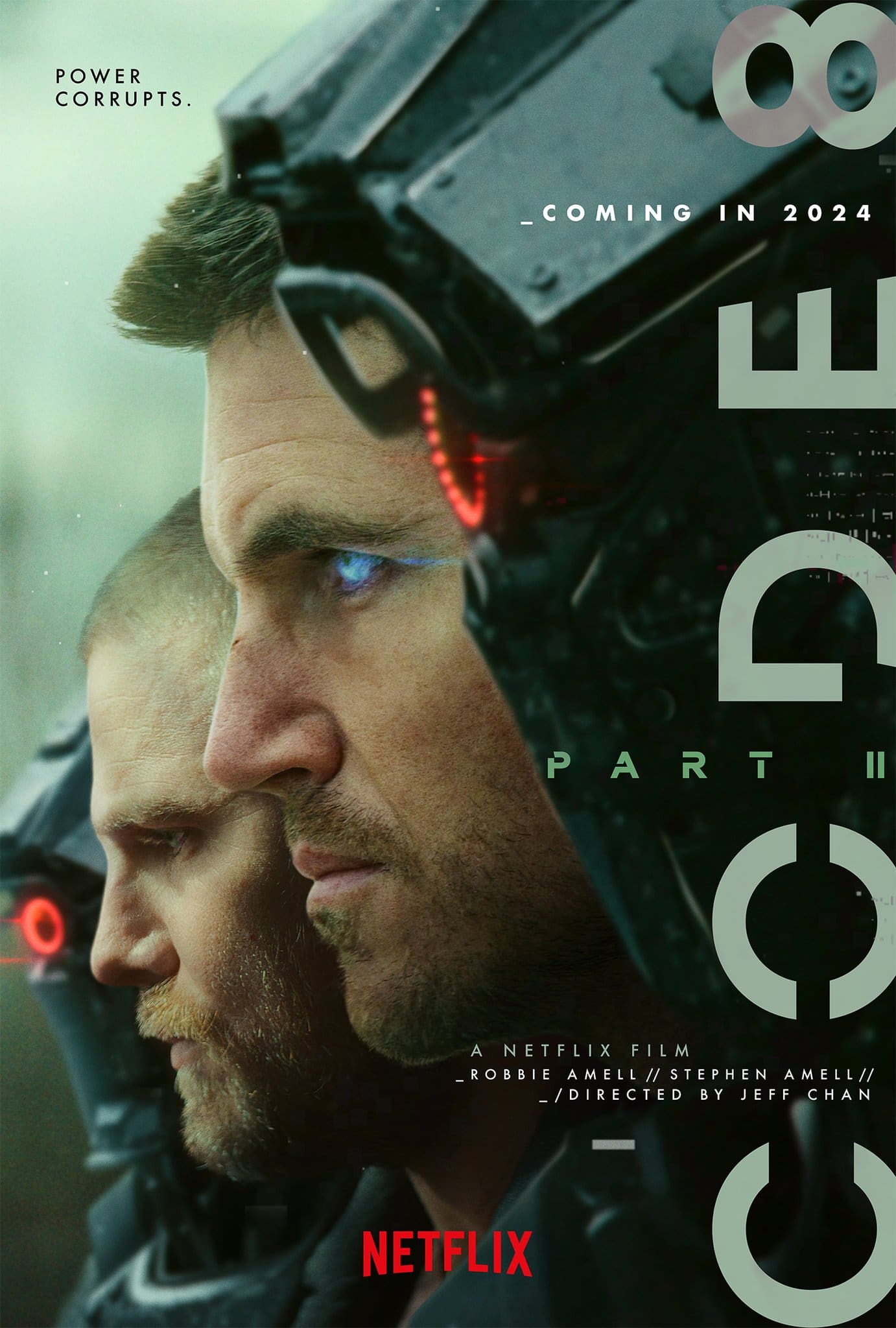 code 8 partie 2 netflix affiche - Code 8 - Partie 2 : le thriller d'action sera diffusé en exclusivité sur Netflix, ce que l'on sait sur ce projet fou !