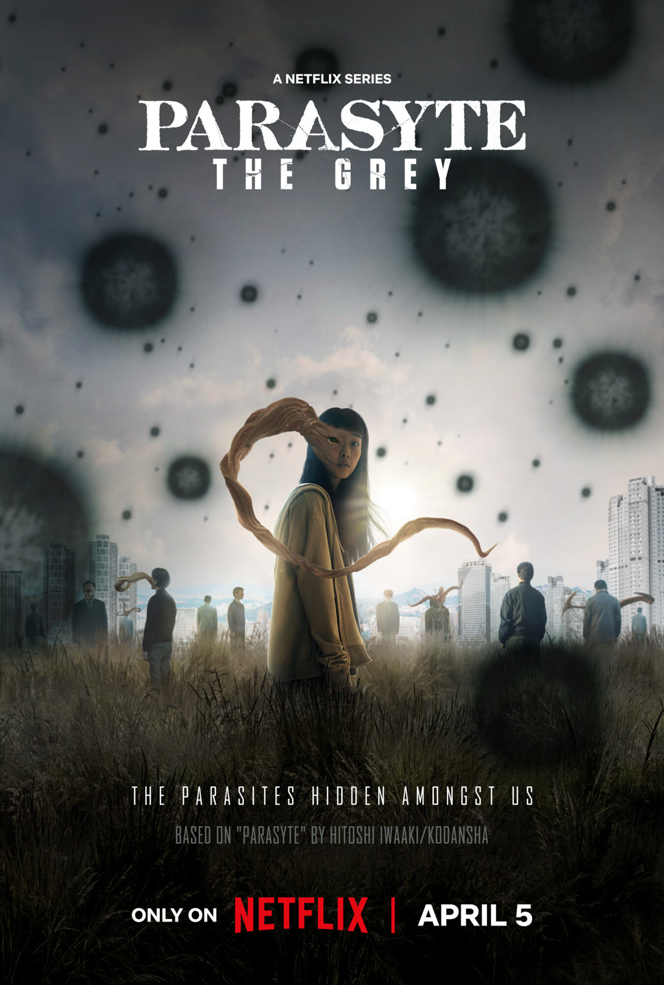 en us ptgs1 main da ka   static vertical 27x40 rgb pre 1 - Parasite The Grey : la série sud coréenne adaptée du légendaire manga arrive en avril sur Netflix !